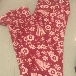 LulaRoe Disney Aurora Tall and Curvy Leggings